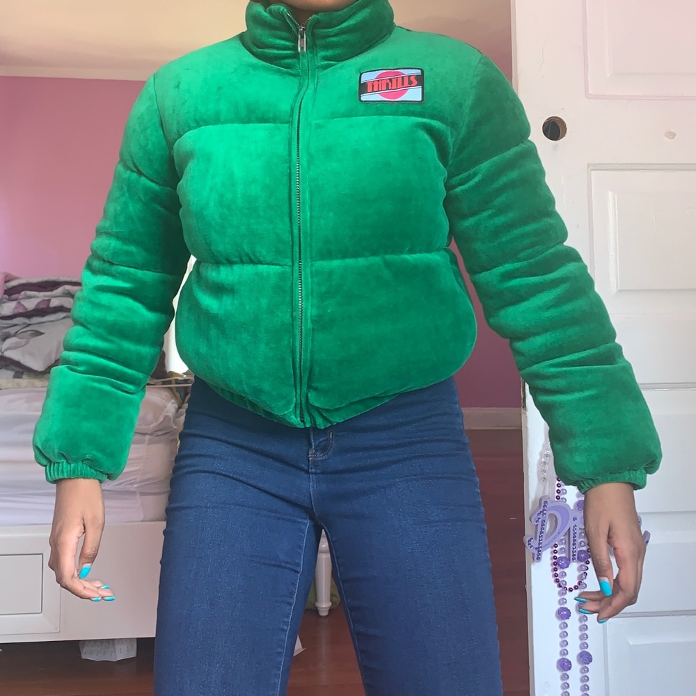 🧃 GREEN THRILLS PUFFER JACKET 🧃
